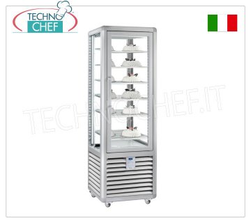 TECHNOCHEF - Congelador Vetrina para Heladería, Temp.-15°- 25°C, 1 Puerta, Lt.360, Mod.CGL350S