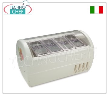 MUEBLE EXPOSITOR para MOSTRADOR DE HELADOS, completo con TAPA