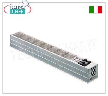 Vitrina refrigerada de sobremesa en ABS, 1720x230 mm