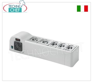 Vitrina refrigerada de sobremesa en ABS, 990x245 mm de largo