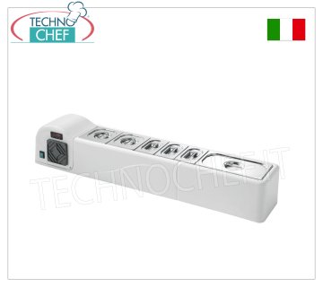 Vitrina refrigerada de sobremesa en ABS, 1320x245 mm
