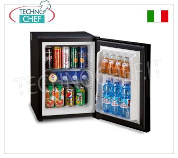 Frigorífico minibar para hoteles, TERMOELÉCTRICO, empotrable o independiente, 65 W, - 40 lt, clase A+, mod. TP40N