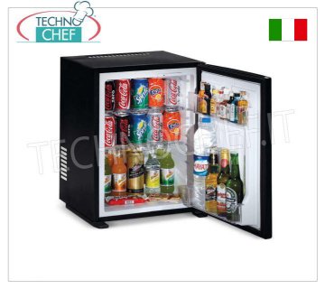 Technochef - Frigorífico minibar para habitaciones de hotel, clase A+, capacidad 40 lt,