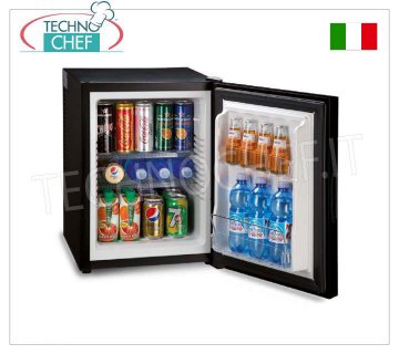 Frigorífico minibar para Hoteles, TERMOELÉCTRICO, con PUERTA DE ESPEJO, Potencia 65 W, 40 litros, clase A+, mod. TP40NS