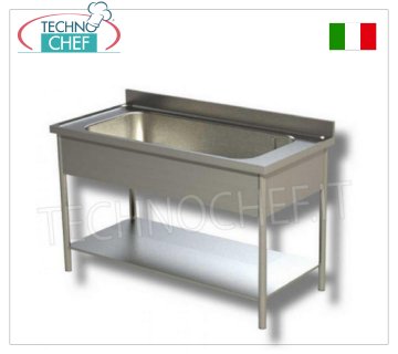 Lavabo con estante inferior, modelo Linea, profundidad 700 mm