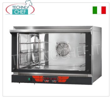 TECNODOM - Horno Eléctrico de Convección para 3 Bandejas GN 1/1 o mm 600x400, dim.mm.775x790x560h