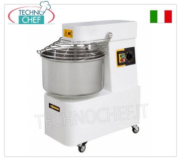 AMASADORA ESPIRAL de 12 Kg (bandeja de lt.16), dm.mm.385x670x725h