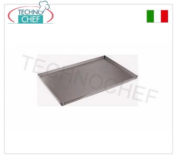 Bandejas para Pizza-Pastelería en Chapa Aluminizada, con Borde Alto de 3 cm,