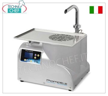 POMATI - Templadora de chocolate continua con tanque de 5,0 lt - Enfriamiento por aire frío, mod. T5