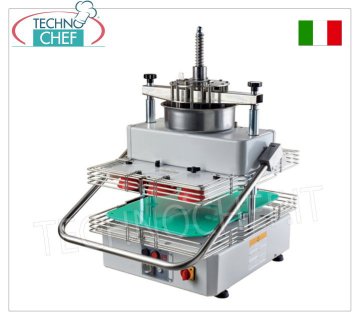 Divisora ​​y boleadora de masa de pizza de sobremesa para 14 pizzas de 250 a 300 gr, semiautomática