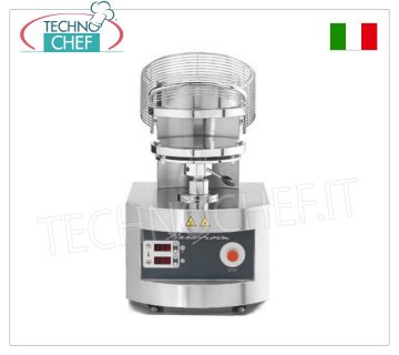 Formadora de pizza en caliente, discos de 300 mm, mod. PZF/30DS