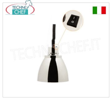 TECHNOCHEF - Lámpara calefactora por infrarrojos de aluminio, Mod.NA25