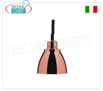 TECHNOCHEF - Lámpara calefactora de cobre por infrarrojos, Mod.NR25