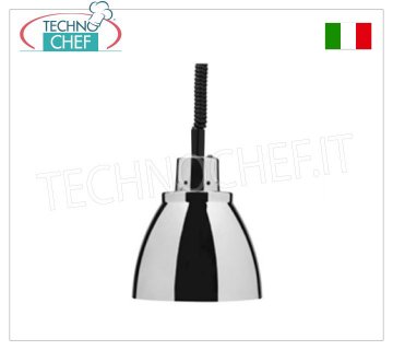 TECHNOCHEF - Lámpara Calefactora por Infrarrojos en Cobre Cromado, Mod.NC25