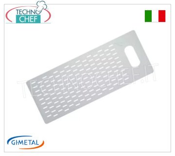 Gi-Metal - Tabla de aluminio perforada para pizza por metros, Blue Line, dim.