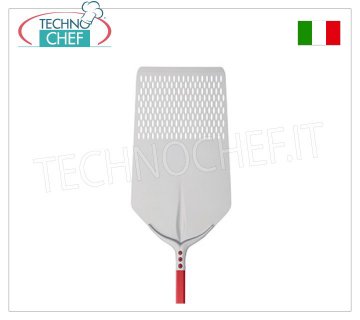 Pala para pizza rectangular. Perforado 30x60 cm para Hornear en Aluminio, Línea Tulip