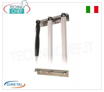 Gi-Metal - Porta pala de pared de 3 plazas - mod.ACH-PP3