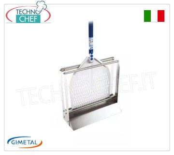 Gi-Metal - Porta pala de suelo de acero inoxidable, medidas hasta Ø 50 - mod.APT50
