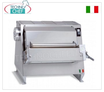 Laminadora de pasta fresca con 1 par de rodillos de 400 mm