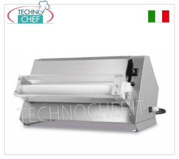 Laminadora inclinada con 1 par de rodillos de 50 cm de largo, mod. SPR50UNO