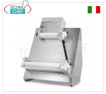 Camilla para pizza con 2 pares de rodillos paralelos de 400 mm, mod. SPR40PA