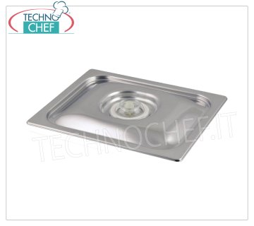 TAPA PARA OLLAS AL VACÍO 1/2 GN en ACERO INOXIDABLE