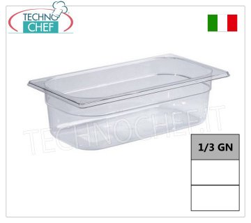 Recipientes Gastronorm GN 1/3 de policarbonato, tamaño 325x175mm
