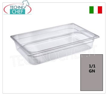 Recipientes Gastronorm GN 1/1 de policarbonato, tamaño 530x325mm