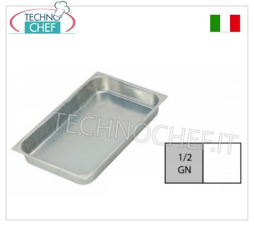 Bandejas de aluminio Gastronorm 1/2, tamaño 320x265mm