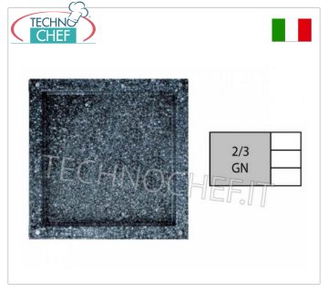 Bandeja impresa GN 2/3, en acero inoxidable esmaltado, dim.mm.353x325