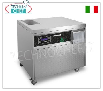 Technochef - SECADORA AUTOMÁTICA DE CUBIERTOS, productividad máxima 10.000 cubiertos/hora, Mod.TORNADO