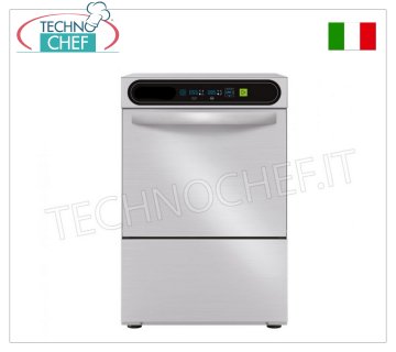 TECHNOCHEF - Lavavajillas profesional, cesto cuadrado 50x50 cm, controles electrónicos