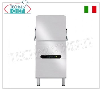 TECHNOCHEF - Lavavajillas de capota, controles digitales, máximo 60 cestos/hora