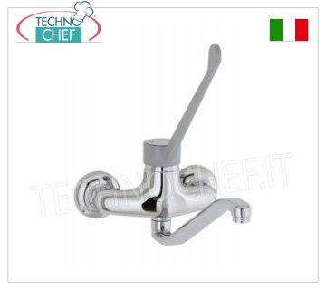 Grifo monomando de pared con dos orificios