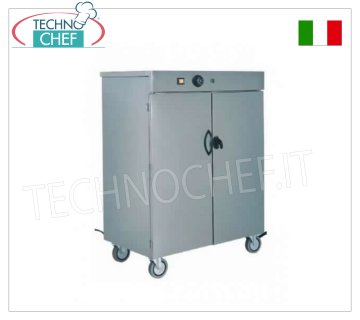 FORCAR - Carrelli scaldapiatti con 2 puertas, Temp. de +30° a + 90°C.