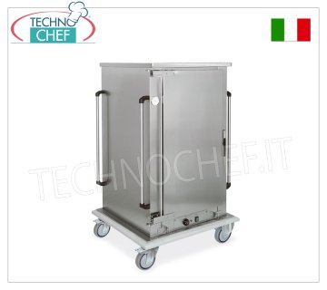 Mantenedor de temperatura, Carro ventilado HOT para 8 bandejas GN 1/1 (mm 325x530) - mod. MC-3208GN-K
