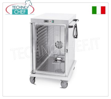 CARRO CALIENTE VENTILADO para Mantenimiento de Temperatura para 10 BANDEJAS GN 1/1, (mm 325x530), Mod.3411-10GS