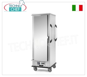 Mantenedor de temperatura, carro HOT, ventilado para 18 contenedores GN 2/1 o 36 GN 1/1 (mm 325x530), mod MZ-692.AG