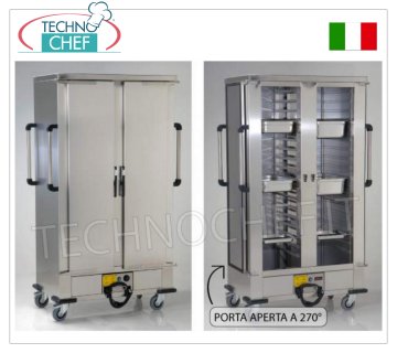 Mantenedor de temperatura, Carro ventilado HOT para 36 bandejas mm 600x400