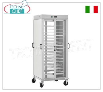Carro para platos calientes, con 10 estantes grill GN 2/1