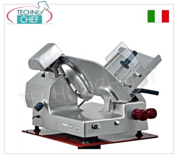 TECHNOCHEF - Cortadora inclinada por gravedad, transmisión por engranajes, cuchilla Ø 350 mm, Profesional