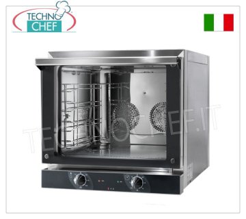 TECNODOM - Horno Eléctrico de Convección para 4 Bandejas/Rejillas mm 435x350, - dim.mm.589x660x580h