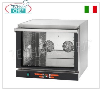 TECNODOM - Horno Eléctrico de Convección, 4 Bandejas GN 1/1 (mm 3325x530), dim.mm.686x660x580h