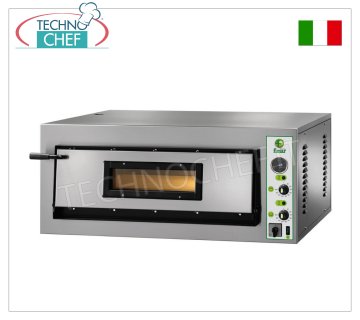 FIMAR - Horno de pizza eléctrico, para 6 pizzas, 1 cámara 61x91,5 cm - Mandos mecánicos, mod. FME6