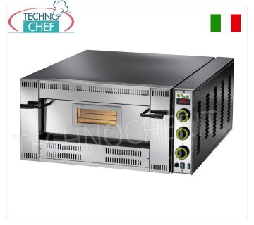 FIMAR - Horno de pizza a gas para 6 pizzas, 1 cámara de 62x92 cm - Mandos mecánicos, mod.FGI6