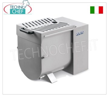 SIRMAN - Amasadora de carne en acero inoxidable, cuba de 30 kg, cuchilla extraíble en acero inoxidable, mod.IP30M