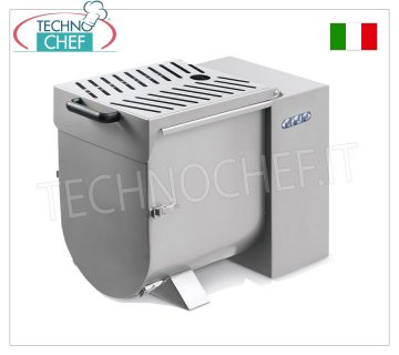 SIRMAN - Amasadora de carne en acero inoxidable, capacidad de cuba de 50 kg, cuchilla de acero inoxidable extraíble, mod.IP50M