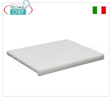 Technochef - Tablas de cortar de polietileno con tope, espesor 25 mm