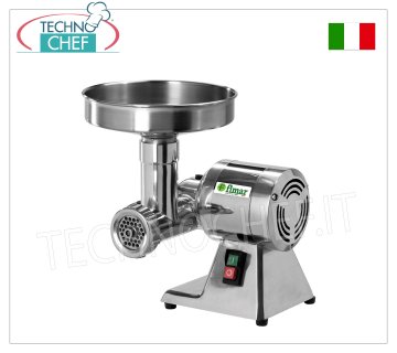 FIMAR - Picadora de carne tipo 8 - Semiprofesional, Monofásica V. 230/1 - dim. mm 330x300x360h
