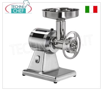 Fimar - Picadora de carne Tipo 22, Profesional con grupo triturador DESMONTABLE DE ALUMINIO, mod.22/SN